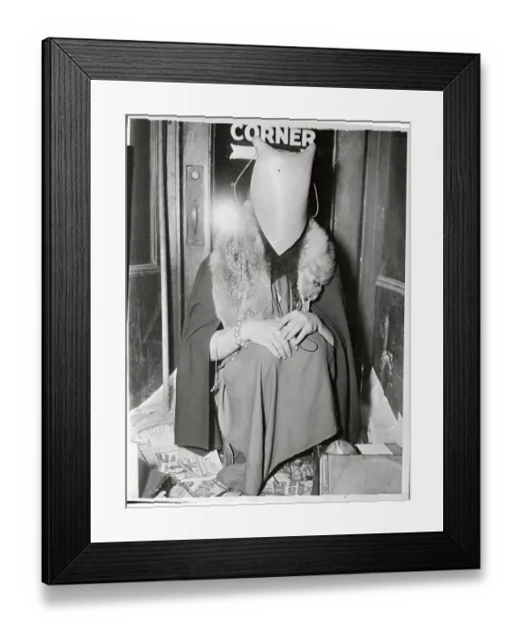 Framed Print : Unusual Musician Sitting on Floor for Nap Framed Print : Unusual Musician Sitting on Floor for Nap