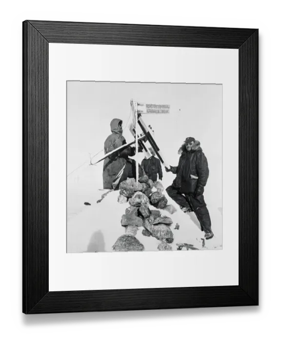 Framed Print : Air Force Expedition Landing on North Pole Framed Print : Air Force Expedition Landing on North Pole