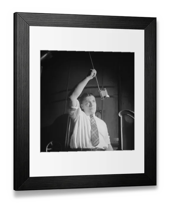Framed Print : Brewmaster Alfred W. Bowman Inspecting Sample Framed Print : Brewmaster Alfred W. Bowman Inspecting Sample