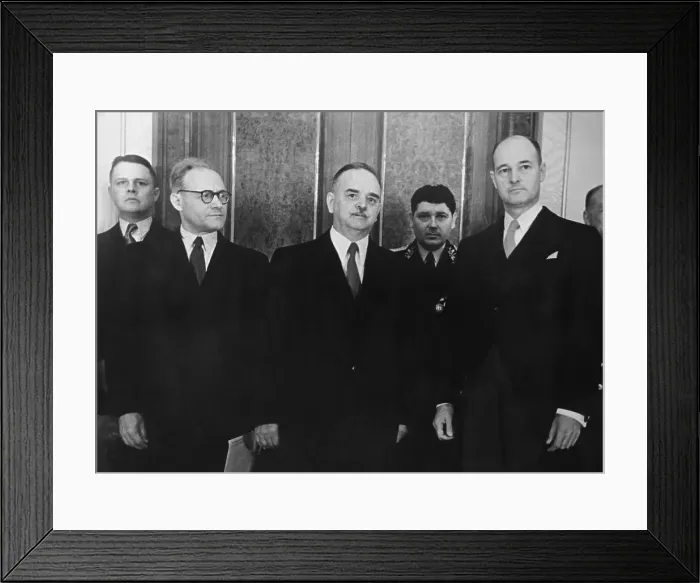 Framed Print : George Kennan and Soviet Politicians Framed Print : George Kennan and Soviet Politicians