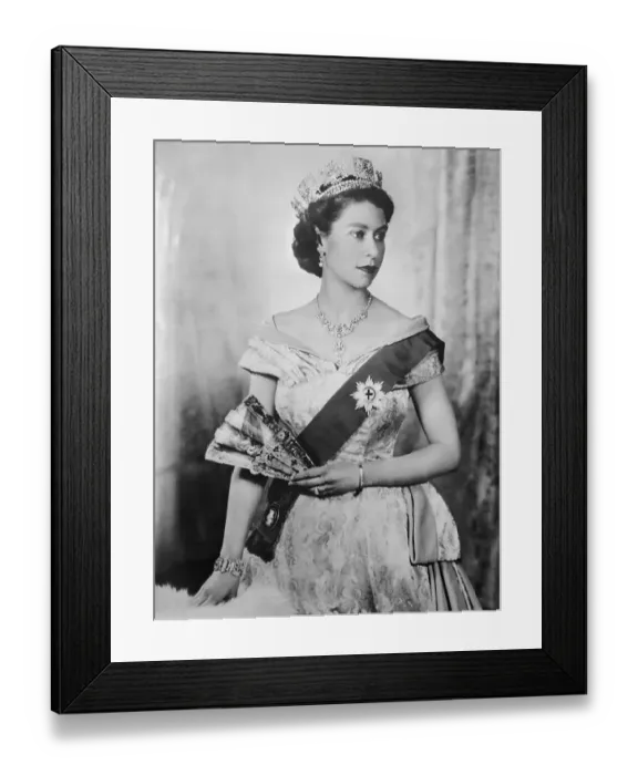 Framed Print : Queen Elizabeth II of England Framed Print : Queen Elizabeth II of England