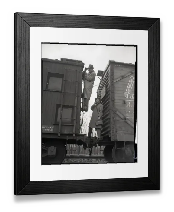 Framed Print : Fbi Agents On Surveillance Framed Print : Fbi Agents On Surveillance