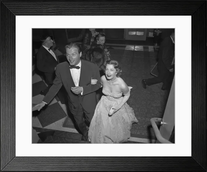 Framed Print : Lex Barker and Arlene Dahl Framed Print : Lex Barker and Arlene Dahl