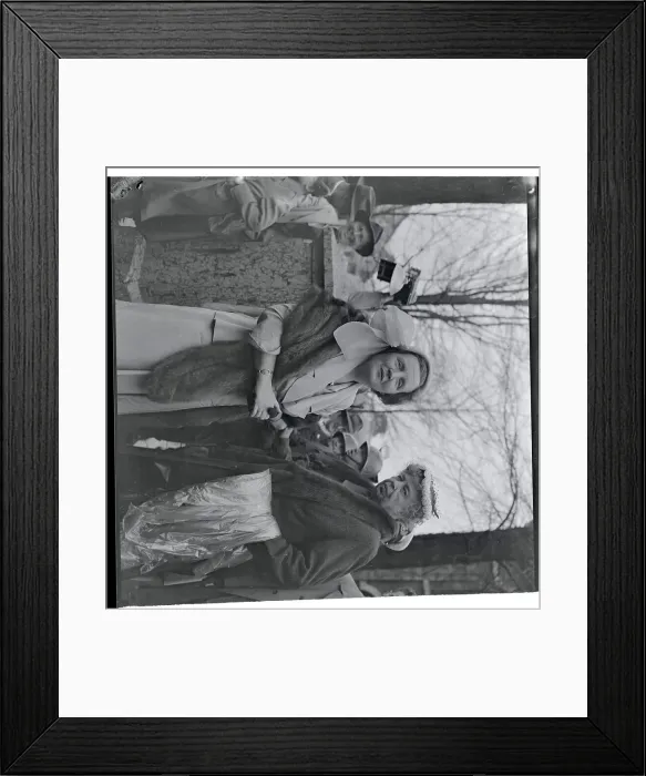 Framed Print : Queen Juliana Visiting Eleanor Roosevelt