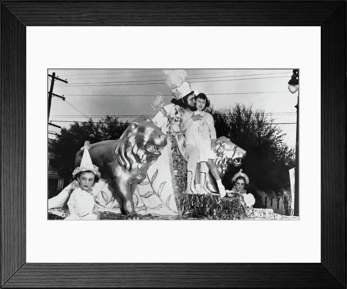Framed Print : Mardi Gras Celebrations