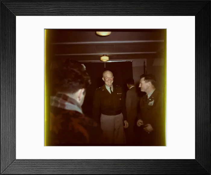 Framed Print : General Eisenhower Before Announcing his Resignation Framed Print : General Eisenhower Before Announcing his Resignation