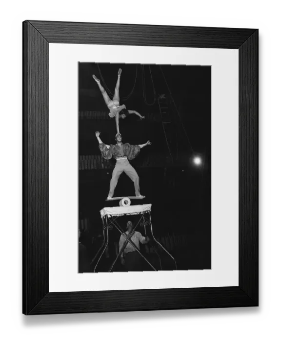 Framed Print : Renis-Ferroni Duo Practice Balancing Act Framed Print : Renis-Ferroni Duo Practice Balancing Act