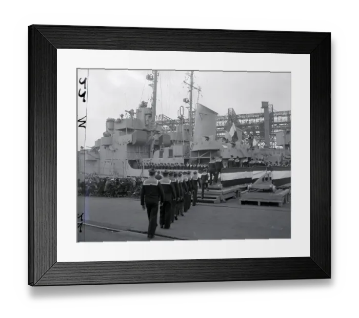 Framed Print : Two Destroyer Escorts Given To France Framed Print : Two Destroyer Escorts Given To France