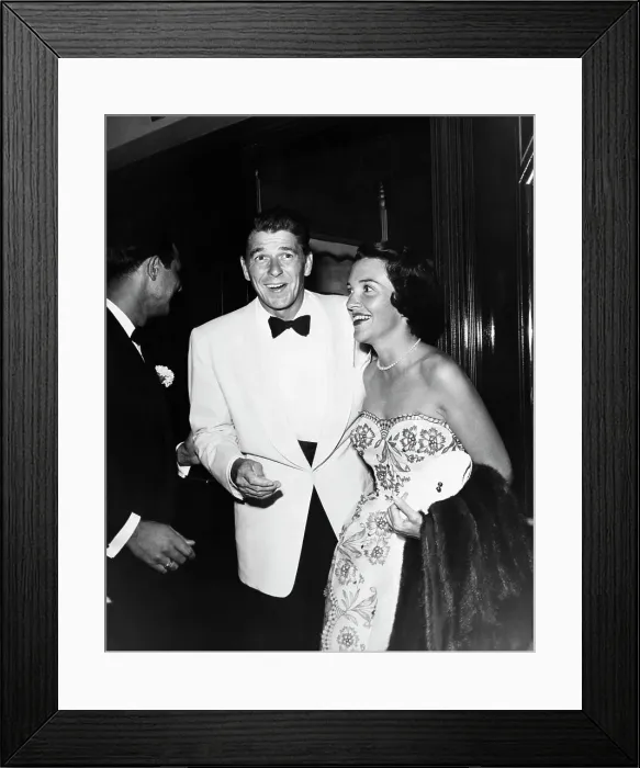 Framed Print : Ronald Reagan And Nancy Davis Framed Print : Ronald Reagan And Nancy Davis