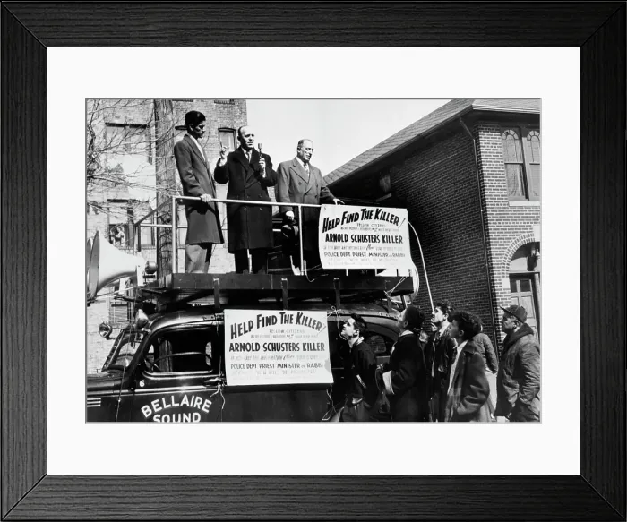 Framed Print : Arnold Schuster Murder Framed Print : Arnold Schuster Murder