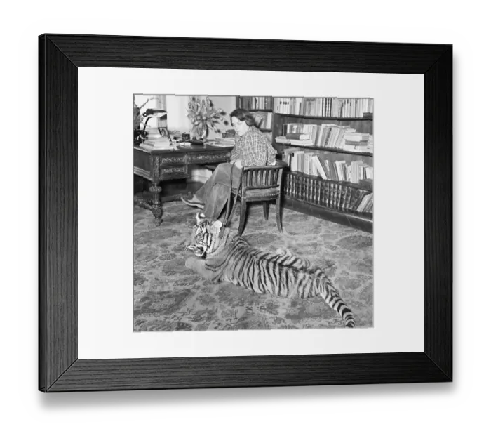 Framed Print : Maria Von Maltzan at Home Framed Print : Maria Von Maltzan at Home