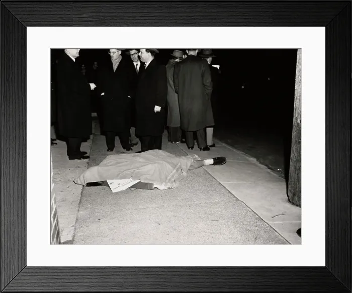 Framed Print : Shooting Of Arnold Schuster Framed Print : Shooting Of Arnold Schuster