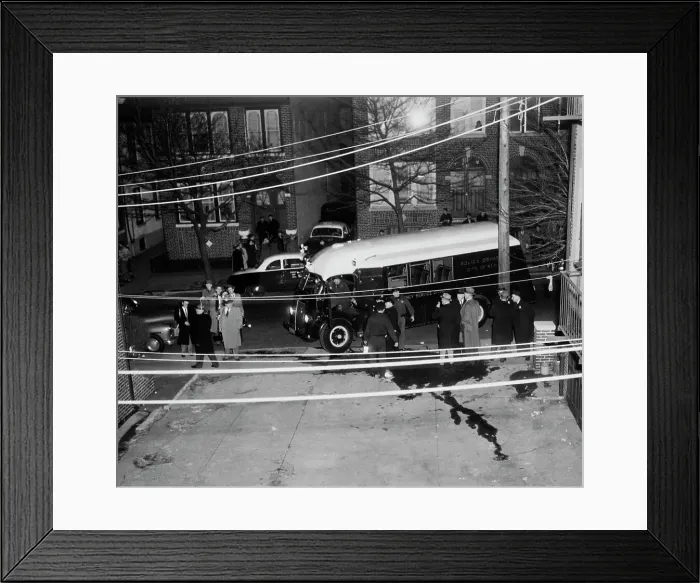 Framed Print : Arnold Schuster Murder Framed Print : Arnold Schuster Murder
