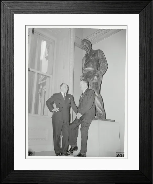 Framed Print : Jim Thorpe and O.K. Armstrong Framed Print : Jim Thorpe and O.K. Armstrong