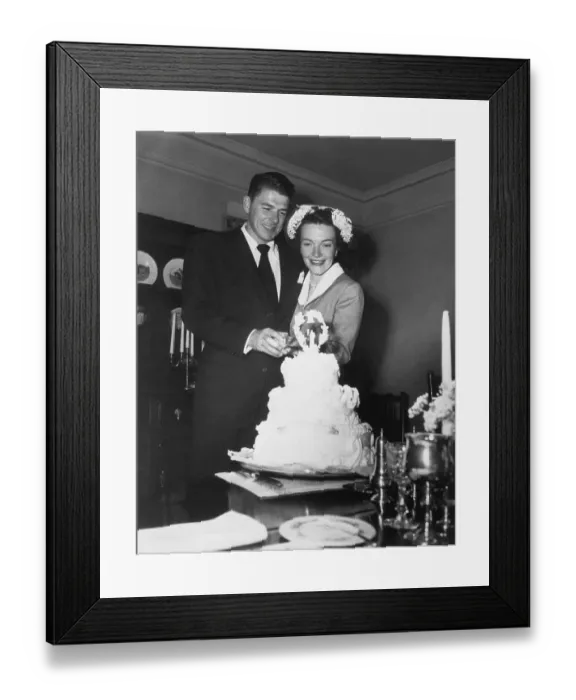 Framed Print : Reagan Wedding Photograph Framed Print : Reagan Wedding Photograph