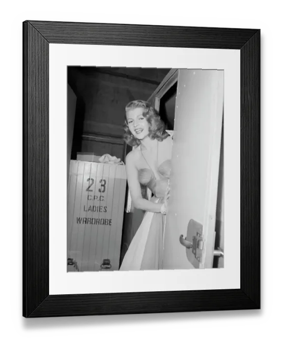 Framed Print : Rita Hayworth Smiling Framed Print : Rita Hayworth Smiling