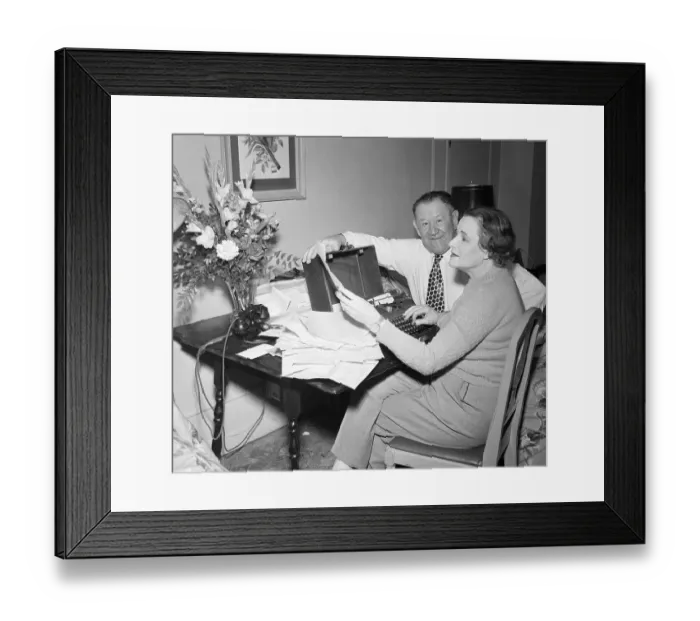 Framed Print : Jim and Patricia Thorpe Framed Print : Jim and Patricia Thorpe