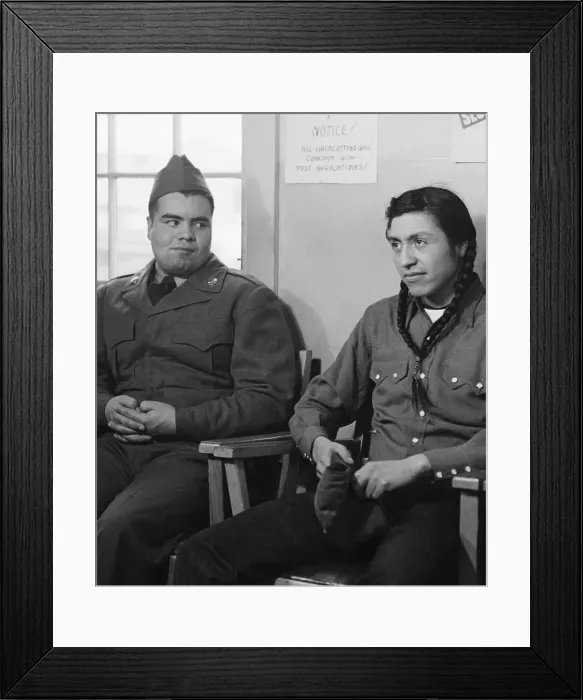 Framed Print : Indian Soldier To Get Haircut Framed Print : Indian Soldier To Get Haircut