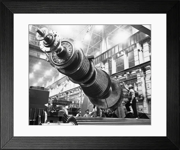 Framed Print : Turbine Rotor Framed Print : Turbine Rotor