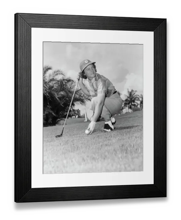 Framed Print : Golfer Babe Zaharias Framed Print : Golfer Babe Zaharias