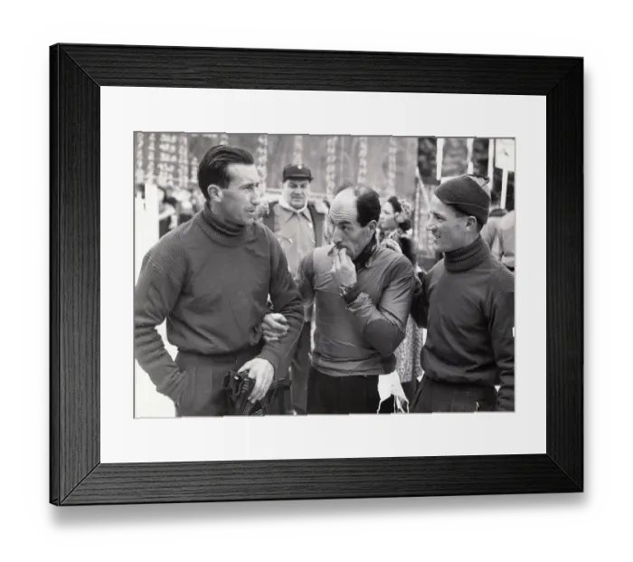 Framed Print : Olympic Down Hill Skiers Framed Print : Olympic Down Hill Skiers