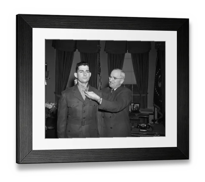 Framed Print : Medal of Honor Winner Framed Print : Medal of Honor Winner