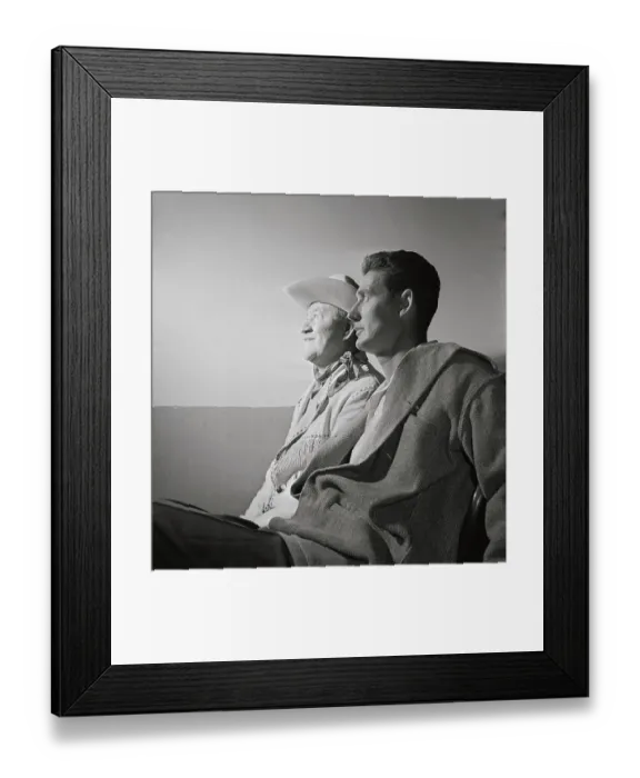 Framed Print : Ted Williams and Jim Thorpe Sitting Together Framed Print : Ted Williams and Jim Thorpe Sitting Together