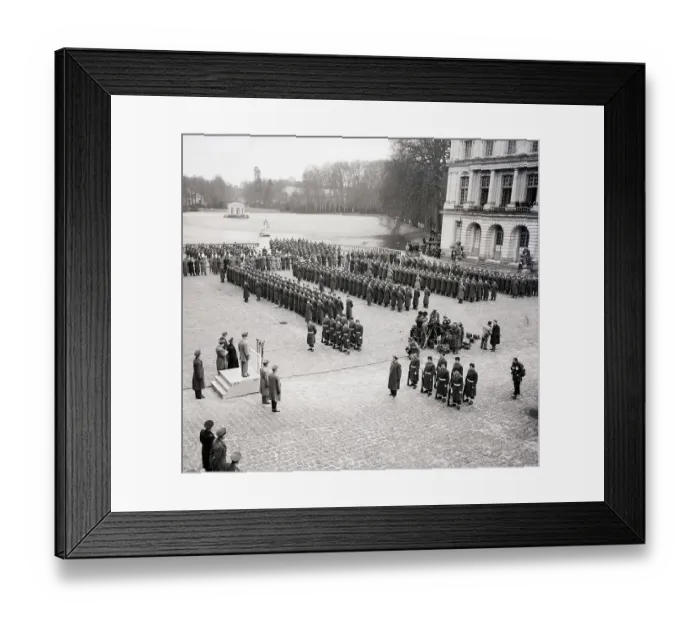Framed Print : Nato Forces In Front Of Palace Framed Print : Nato Forces In Front Of Palace