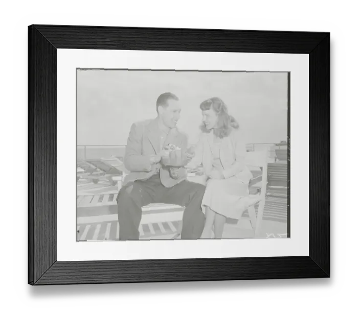 Framed Print : Bob Feller and Wife Softening Baseball Mitt Together Framed Print : Bob Feller and Wife Softening Baseball Mitt Together