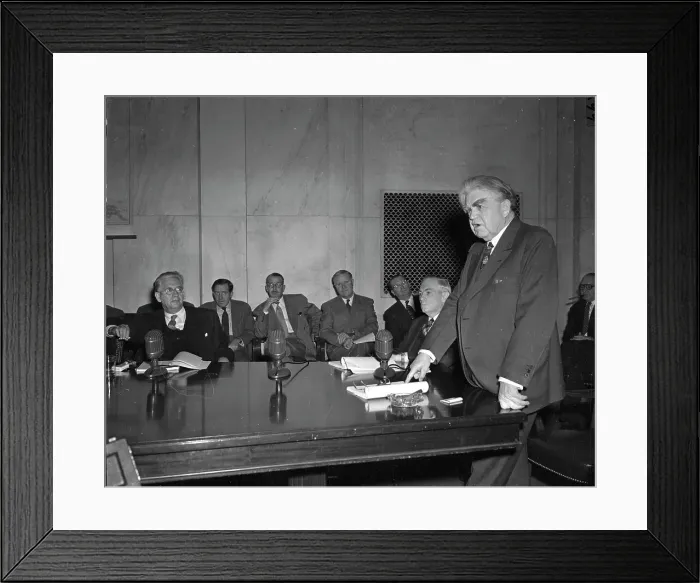 Framed Print : John L. Lewis Interrupting Senate Labor Subcommittee Framed Print : John L. Lewis Interrupting Senate Labor Subcommittee