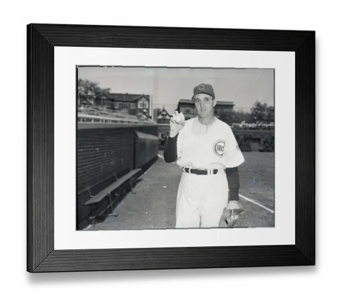 Framed Print : Dutch Leonard Standing Holding Baseball Framed Print : Dutch Leonard Standing Holding Baseball