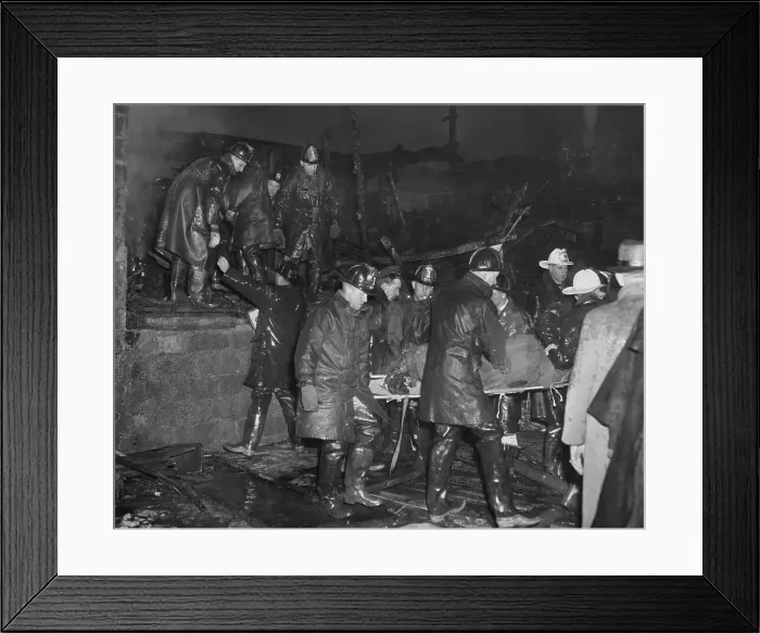 Framed Print : Body Removed From Wreckage Framed Print : Body Removed From Wreckage