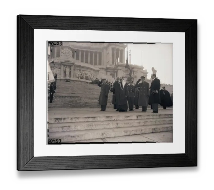 Framed Print : King Talal and Prince Hussein Saluting Framed Print : King Talal and Prince Hussein Saluting