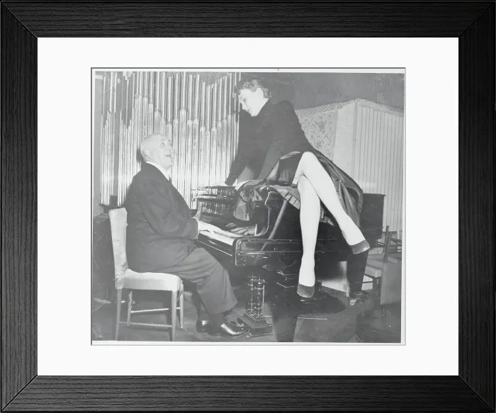 Framed Print : Jimmy McHugh Playing the Piano