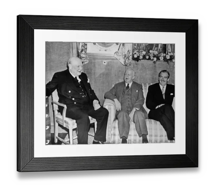 Framed Print : Winston Churchill and Others Framed Print : Winston Churchill and Others