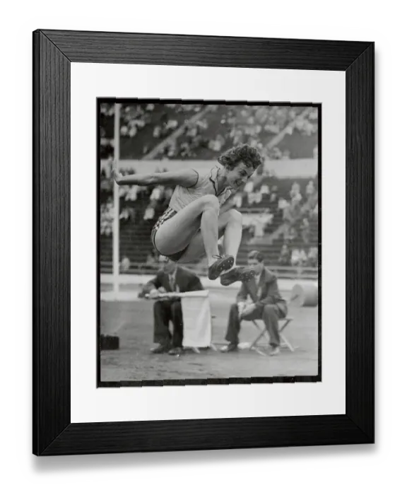 Framed Print : Olympic Long Jump Qualification Framed Print : Olympic Long Jump Qualification