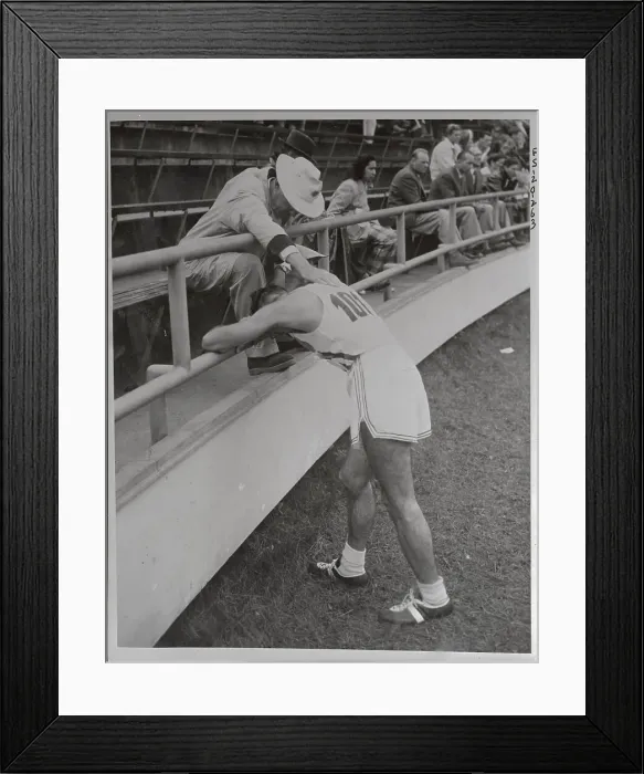 Framed Print : Olympic Walker Disqualified from Race Framed Print : Olympic Walker Disqualified from Race