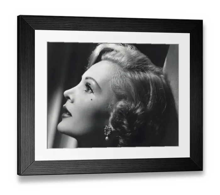 Framed Print : Portrait of Zsa Zsa Gabor