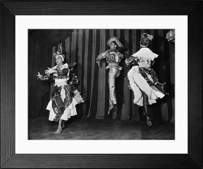 Framed Print : Katherine Dunham Performing With Company Framed Print : Katherine Dunham Performing With Company