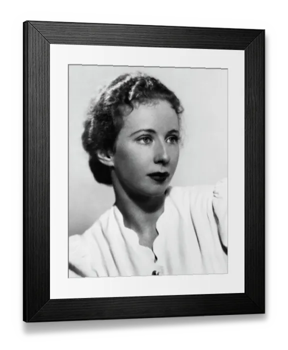 Framed Print : Agnes Demille, Headshoulders Framed Print : Agnes Demille, Headshoulders