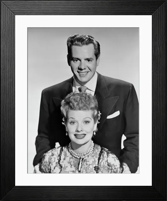 Framed Print : Portrait of Lucille Ball and Desi Arnaz Framed Print : Portrait of Lucille Ball and Desi Arnaz
