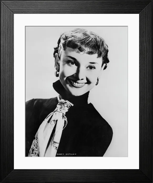 Framed Print : Actress Audrey Hepburn Framed Print : Actress Audrey Hepburn