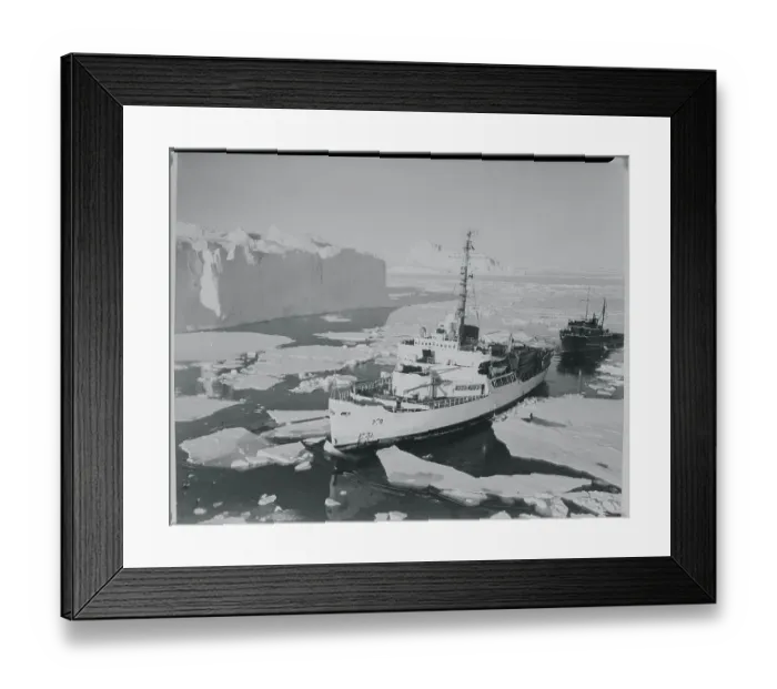 Framed Print : U.S. Coast Guard Ice Breaker in Arctic Framed Print : U.S. Coast Guard Ice Breaker in Arctic