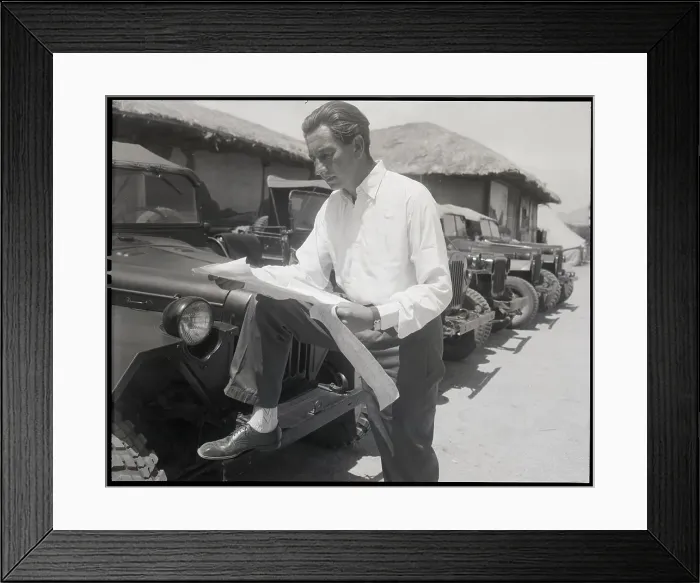 Framed Print : Alfred Winington in Panmunjom Framed Print : Alfred Winington in Panmunjom
