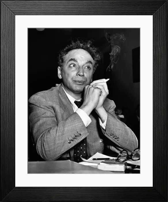 Framed Print : Clifford Odets Discussing Un-American Activities Framed Print : Clifford Odets Discussing Un-American Activities