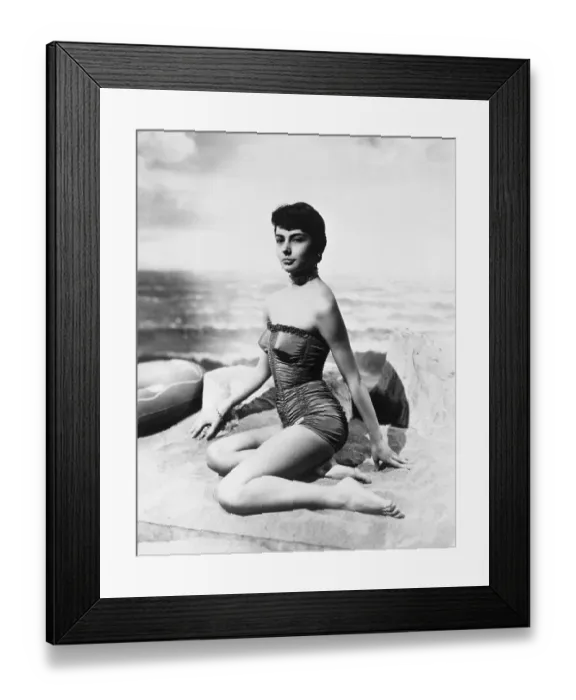 Framed Print : Giovanna Mazzoti, Miss Italy Framed Print : Giovanna Mazzoti, Miss Italy