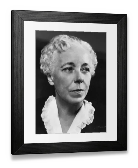 Framed Print : Dr Karen Horney In Close-Up Framed Print : Dr Karen Horney In Close-Up