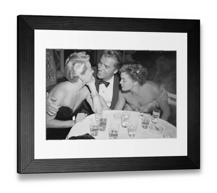 Framed Print : Movie Stars at Party in New York Framed Print : Movie Stars at Party in New York