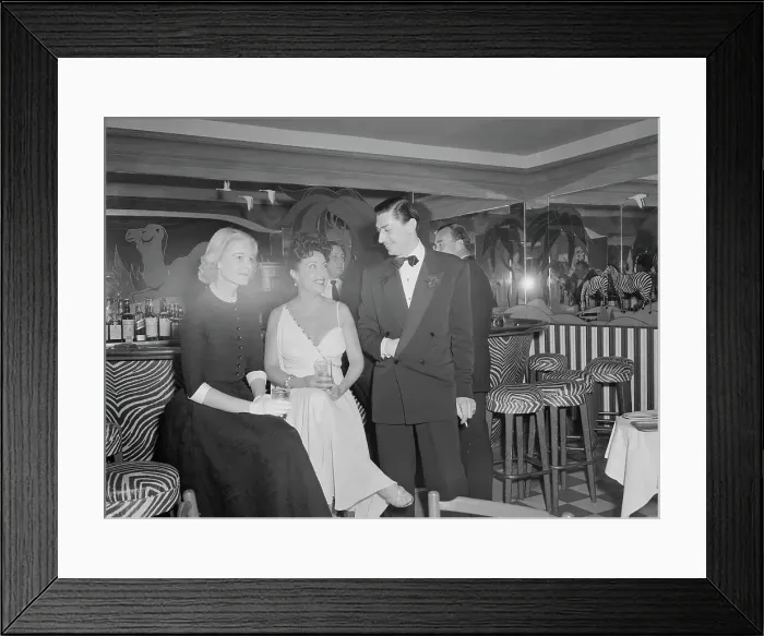 Framed Print : Ethel Merman and Acquaintances at El Morocco Nightclub Bar Framed Print : Ethel Merman and Acquaintances at El Morocco Nightclub Bar