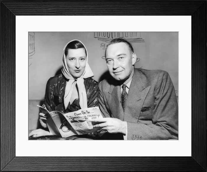 Framed Print : R.J.Reynolds and Murial Greenough Framed Print : R.J.Reynolds and Murial Greenough